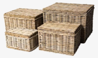 Sempre Basket With Cover - Wicker #7752779
