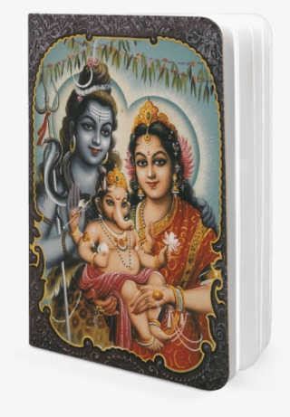 Dailyobjects Indian Mythology Baby Ganesh A6 Notebook - Shiva And Shakti #7752784