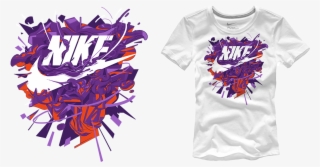 4 Colors Composition - Nike T Shirt Design Png #7752814