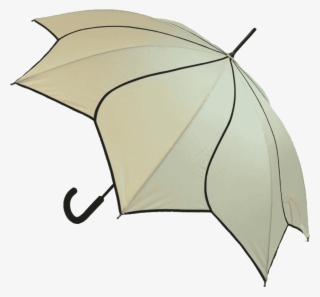 Beige Flower Umbrella - Umbrella #7752844