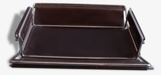 Basket Empty Leather And Metal Pocket Office - Serving Tray #7752975