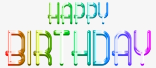 Free Png Download Happy Birthday Text Transparent Png - Graphic Design #7756082