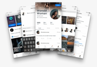 Free Mobile Social Network & Social Media Ui Kit - Social Media Post Ui #7756509