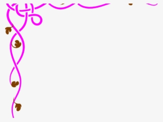 Simple Flower Page Border Designs - Border Simple Side Designs #7756853