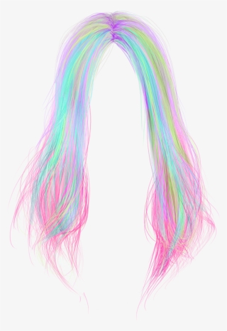 Colours Hair Png Png Picsart Edits Hair - Lace Wig #7757143