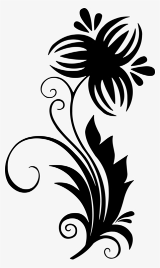 Floral Design Flower Drawing Leaf Line Art - Clipart Designs Flower #7757517