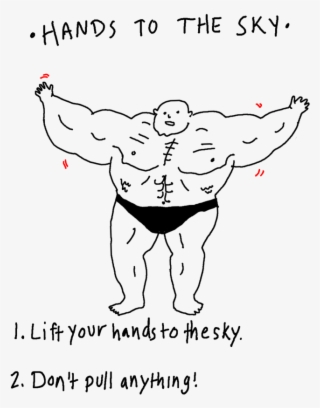 Bodybuilding, On The Other Hand The Sport Of The Big - Cartoon #7757623