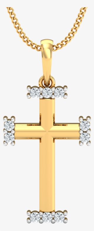 Divine Cross Diamond Pendant Pendants Online India - Cross #7758003
