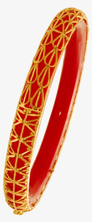 22k Yellow Gold Bangle Pola - Bangle #7758146