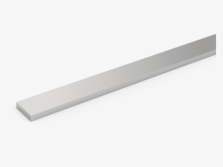 A Piece Of Stainless Steel Flat Wire On Gray Background - 16mm X 10mm Trunking #7758959