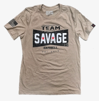 Savage Transparent T Shirt - Tee Shirt Savage Barbell #7759482