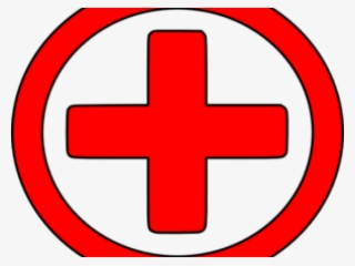 Red Cross Mark Clipart Circle - Cross #7760076
