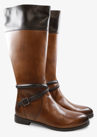 Boots Lucy 10 Brilliant Tan Dark Brown Hrs - Riding Boot #7760636