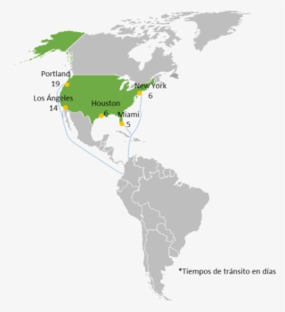 Estados Unidos Posee Una Infraestructura Portuaria - India To New Zealand Map #7761404