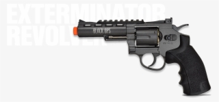 Exterminator Full Metal Revolver 4" Gun Metal - Black Ops Revolver Co2 6 #7761774