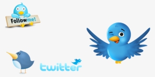 Twitter Logos - Cute Bird Transparent Background #7762098