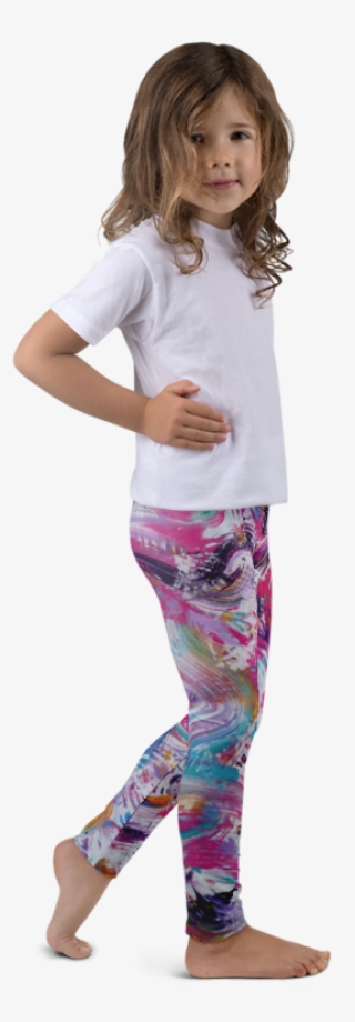 Kids Dance Png - Little Girl In Leggings #7762146