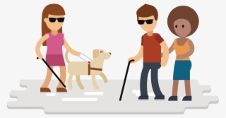 Blind Vector For People Free Download Png Hq Clipart - Disability #7762877