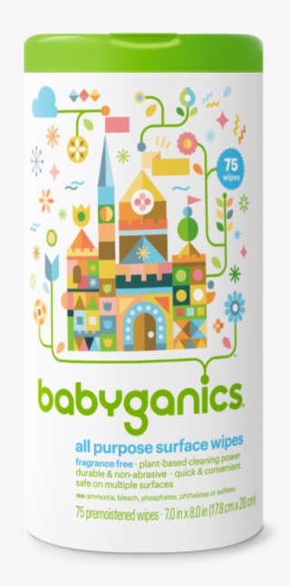 Baby Safe, Plant Based All Purpose Wipes - Babyganics #7763453