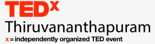 Tedxthiruvananthapuram Logo Black - Tedx #7764564