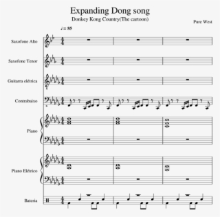 Expanding Dong Sheet Music For Piano, Alto Saxophone, - Sheet Music #7765070