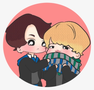 Kookmin Jikook Bts Jimin Bts Jungkook Harry Potter - Cartoon #7765485