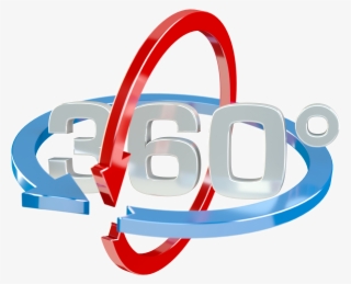 360 Degrees With Double Circles Transparent Background - Rendering #7766414