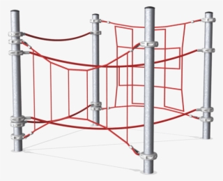 Combination Of Small Amusement Net Elements With Steel - Fence #7767329