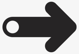 Right Arrow With White Dot Tail #7768231