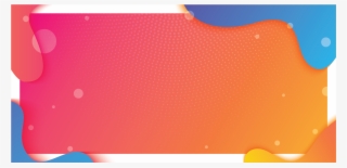 Pink Orange Gradient Banner White Dot With Abstract - Graphic Design #7769033