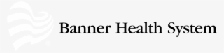 Banner Health System Logo Black And White #7769750