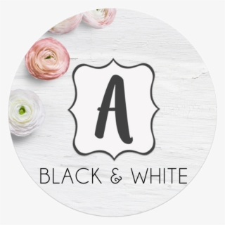 Black And White Banner Letters - Do It Yourself #7770465