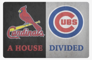 St Louis Cardinals Chicago Cubs House Divided Custom - Chicago Cubs #7770913