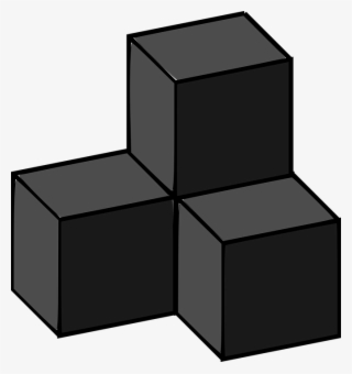 Building Blocks, Tetris, 3d, Blocks, Toys, Cubes, Game - Black And White Building Blocks #7771648