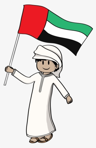 Click On The Links Below To Learn About The United - Boy With Uae Flag #7772519