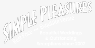 Simple Pleasures Weddings - Poster #7774347