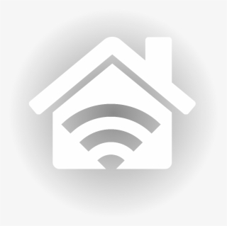 House Inside Wifi Wh - Mortgage Icon Png White #7774520