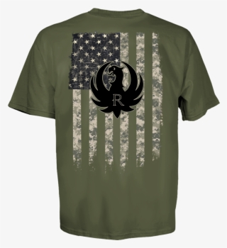 Ruger T Shirt Smoked Smoking Bullet Eagle Logo Firearms #7774750