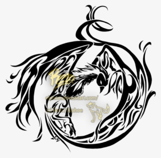 Dragon And Pheonix Tattoo Images Gallery With Transparent - Anime Phoenix Tattoo #7775511
