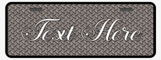 Personalized License Plate - Fibra De Carbono Textura #7775822