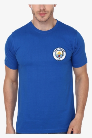 Manchester City Logo Men Royal Blue T Shirt & Hoodie - Plain Red T Shirt Mens #7776337