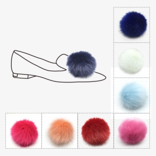 Fashion Solid Color Pom Poms Faux Rabbit Fur Diy Pompom - Wool #7776670