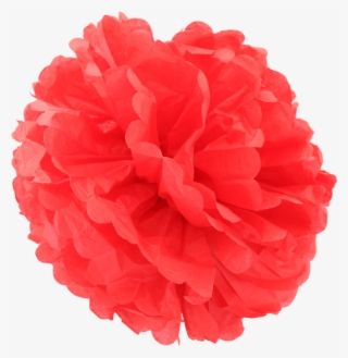 Round Tissue Pom Poms Red - Red #7776796
