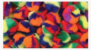 Rainbow Pom Poms - Floral Design #7777467