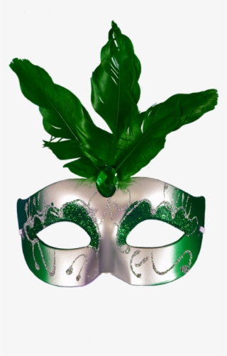Mask, Green, Carnival, Masquerade - Green Masquerade Png #7777949