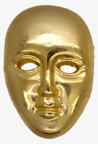 Mask Pin , Gold 3d - Mask #7778415