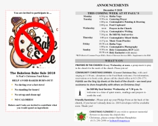Announcements Dec 9 - Document #7778928