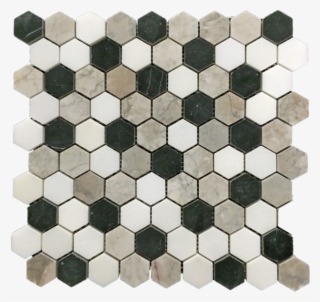 Tri-blend 1 1/4" Hexagon Mosaic - Tile #7780385
