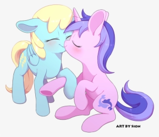 Sion, Background Pony, Blushing, Cute, Eyes Closed, - Cartoon #7780437