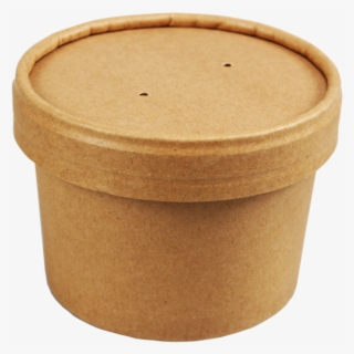 Biodore® Soup Bowl, Kraft And Pla, 250ml, 8oz, - Cup Carrier Pulp 2 Compartments #7781222